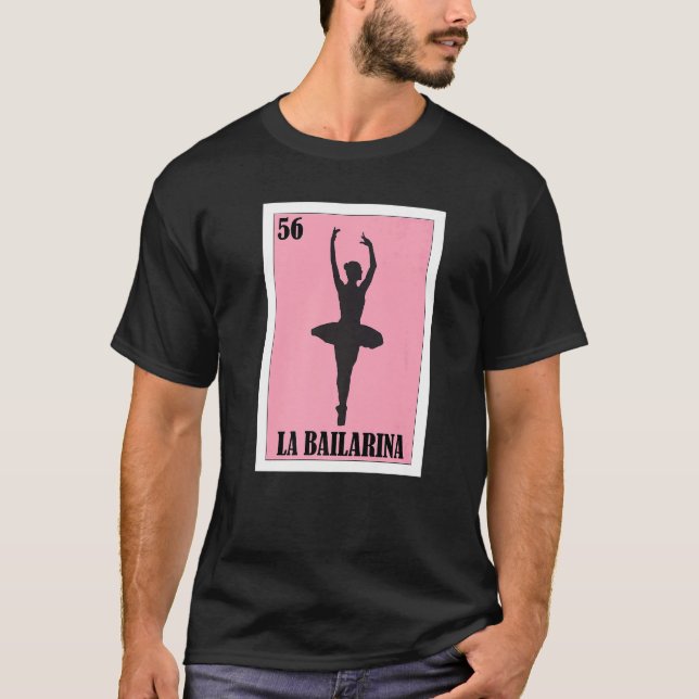 Mexican Ballet  La Bailarina  5 T Shirt (Framsida)