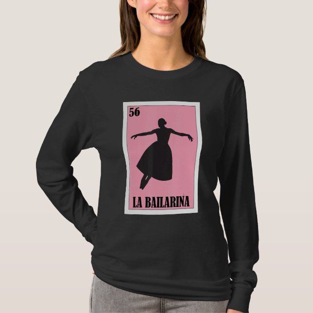 Mexican Ballet  La Bailarina 5 T Shirt (Framsida)