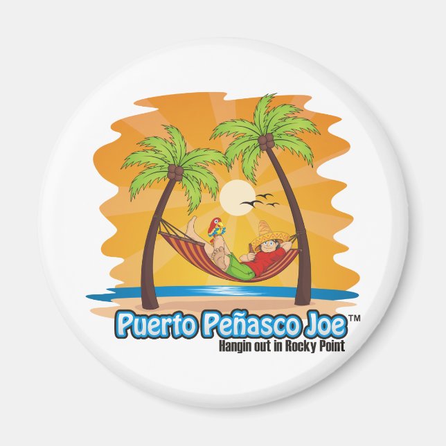 Mexican Beach Hammock Magnet (Framsidan)