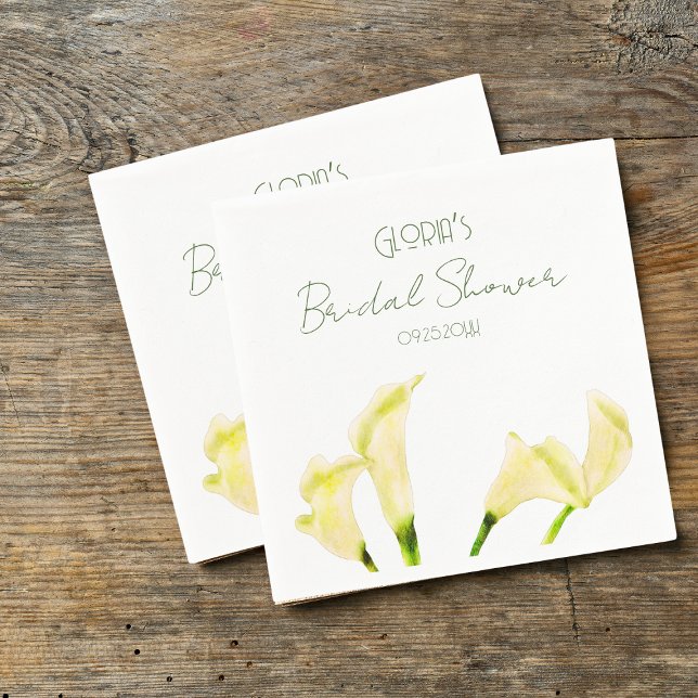 Mexican Calla Lily Möhippa Pappersservett (Skapare uppladdad)