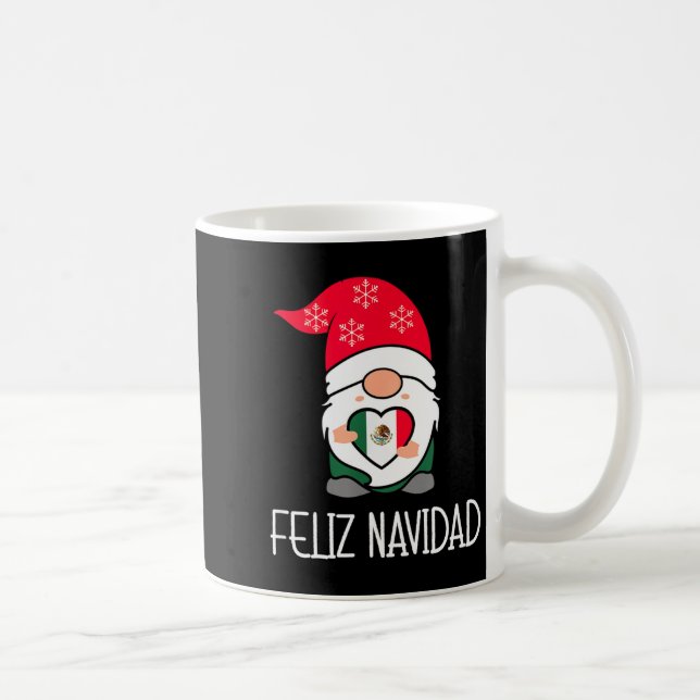 Mexican Christmas Gnome Feliz Navidad Mexico  Kaffemugg (Höger)