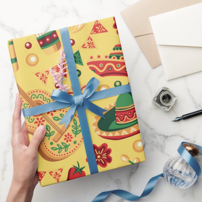 Mexican Cinco De Mayo Pattern  Presentpapper (Gifting)