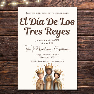 Mexican El Día De Los Tres Reyes Middag Inbjudningar
