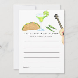 Mexican Fiesta Taco 'bout kärlek Rådkort