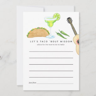 Mexican Fiesta Taco 'bout kärlek Rådkort