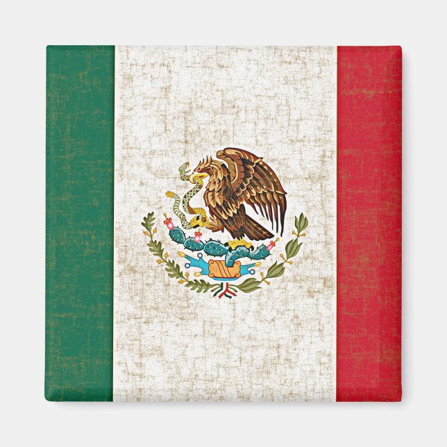 MEXICAN FLAGGA Magnet (Framsidan)