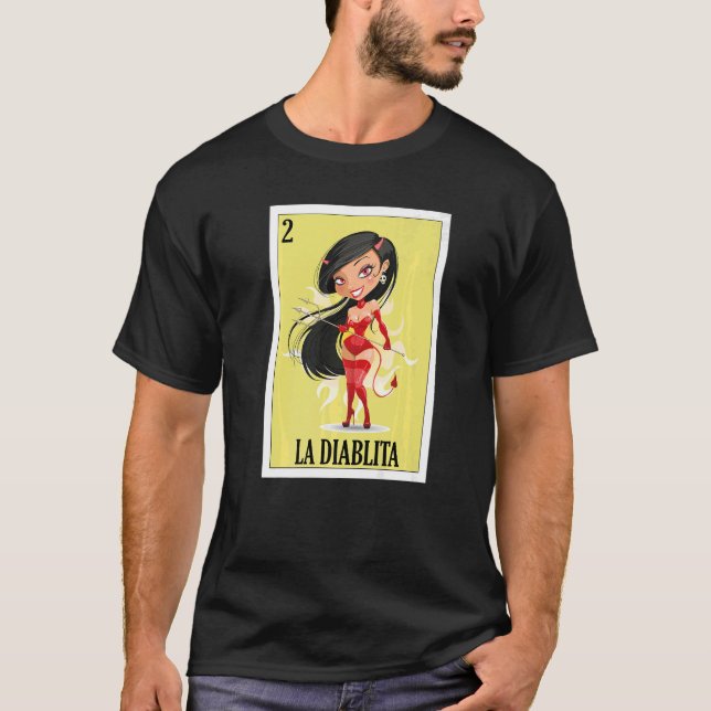 Mexican for Women La Diablita T Shirt (Framsida)