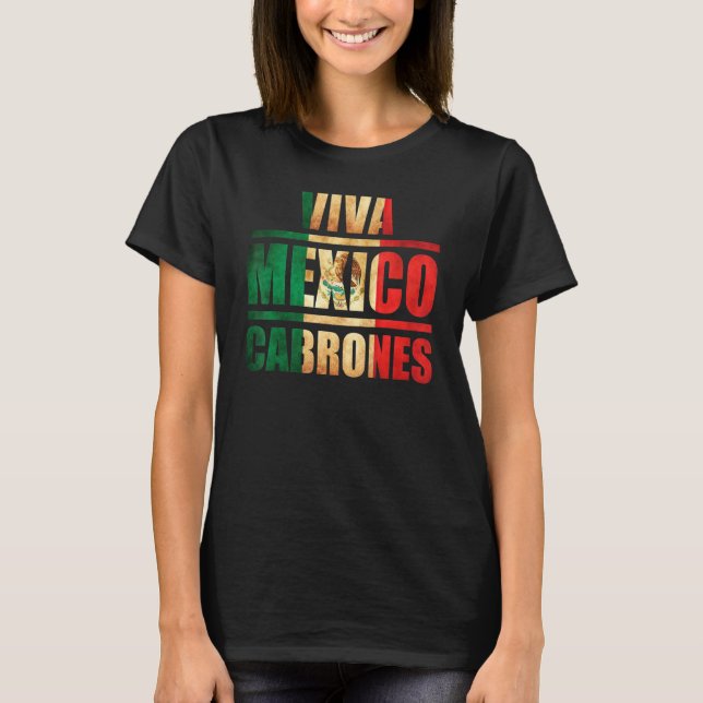 Mexican Independence Day 16th September Patriot Me T Shirt (Framsida)