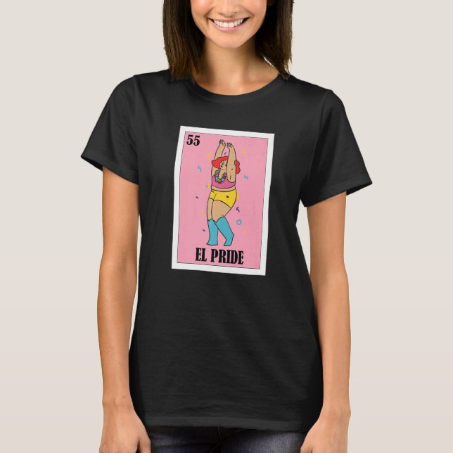 Mexican Lgbt  El Pride T Shirt (Framsida)