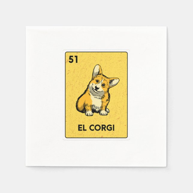 Mexican Lottery Bingo Gamer Card Casino Pappersservett (Framsidan)