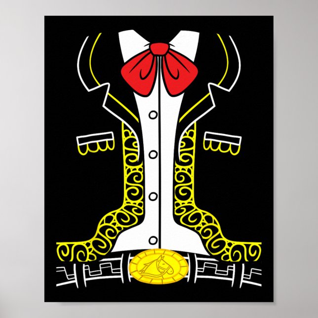 Mexican Mariachi Funny Cinco De Mayo Poster (Framsidan)
