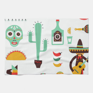 mexican mariachi kökshandduk