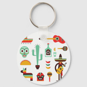 mexican mariachi nyckelring