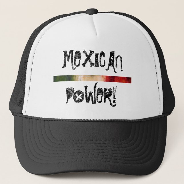 MEXICAN POWER HAT TRUCKERKEPS (Framsida)