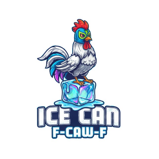 Mexican Wrestler Chicken ICE Can F-Caw-F T Shirt (Skapare uppladdad)