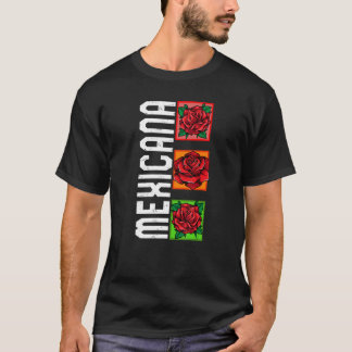 Mexicana Cottagecore Floral Morena Women Latina Mo T Shirt