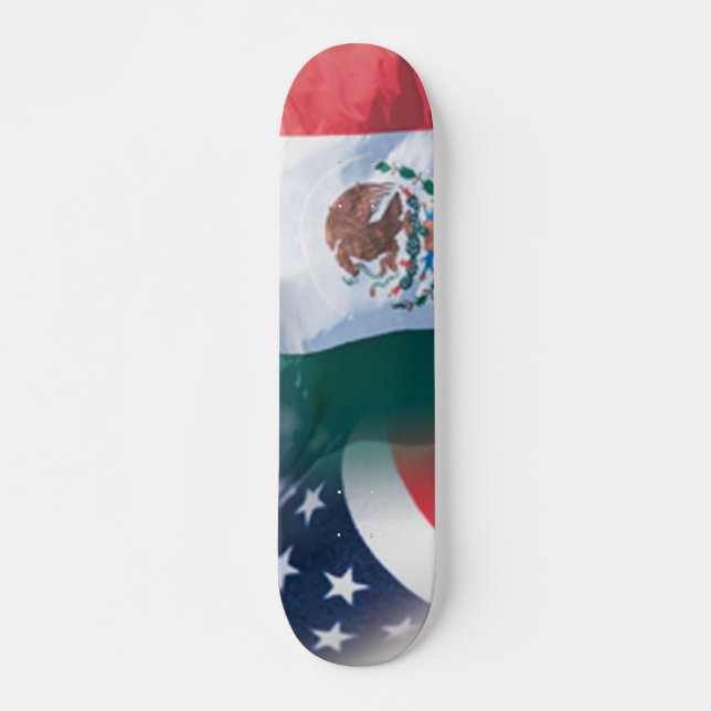 Mexicansk amerikanSkateboard Skateboard Bräda 20 Cm (Framsida)