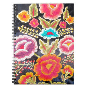 Mexicansk broderidesign anteckningsbok