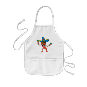 Mexicansk Chilipeppar Barnförkläde