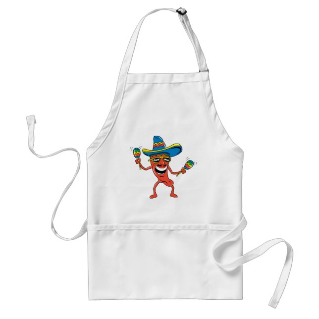 Mexicansk Chilipeppar Förkläde (Framsidan)