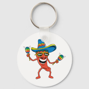 Mexicansk Chilipeppar Nyckelring