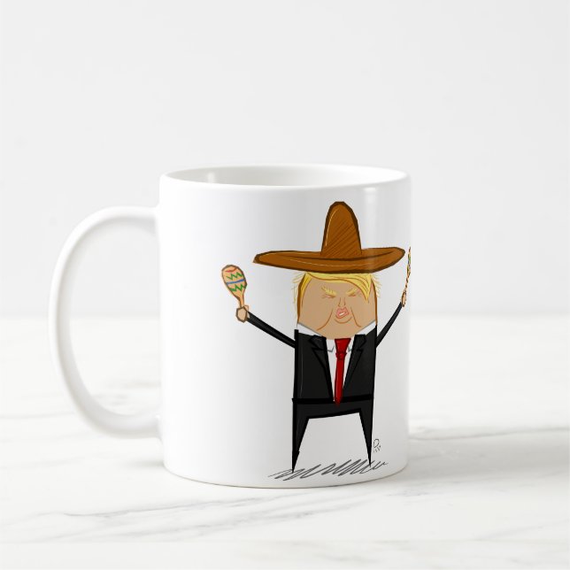 Mexicansk Donald Trump mugg (Vänster)
