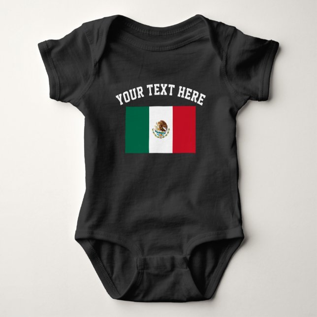 Mexicansk dräkt för bodysuit för bebis för tee shirt (Framsida)