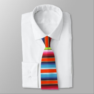 Mexicansk filt för färgrik spansk Serape Fiesta Slips