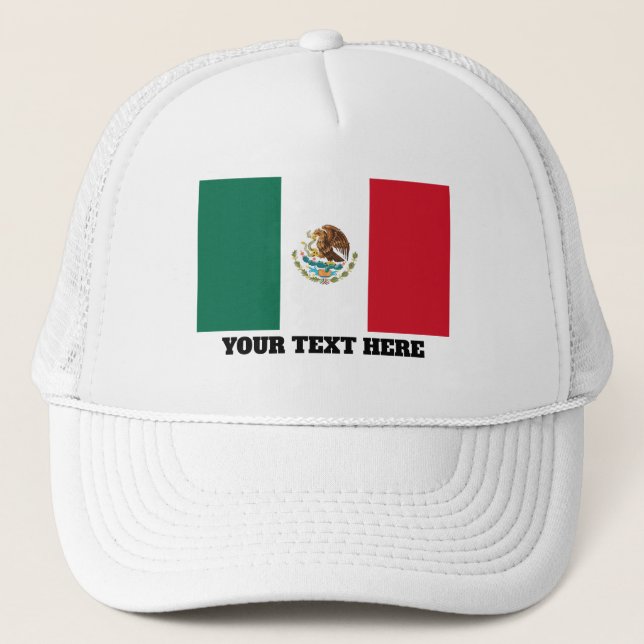 Mexicansk flagga av den Mexico Keps (Framsida)