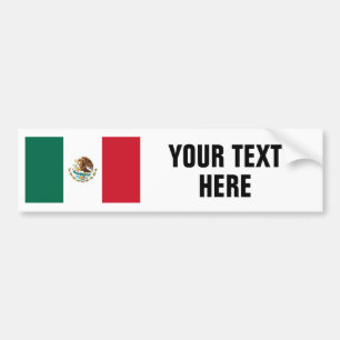Mexicansk flagga av Mexico anpassningsbarbildekal Bildekal