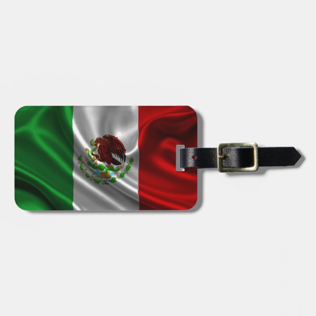 Mexicansk flagga bagagebricka (Horisontell Framsida)