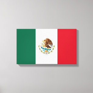 Mexicansk flagga canvastryck
