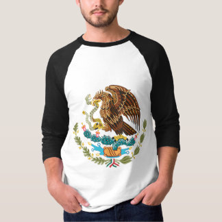 MEXICANSK FLAGGA - MEXICO STIL - VAPENSKÖLD TEE SHIRT