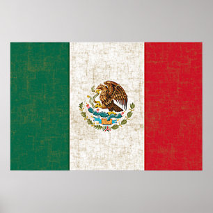 MEXICANSK FLAGGAaffisch Poster