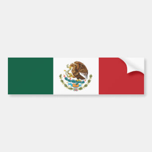 Mexicansk flaggabildekal bildekal