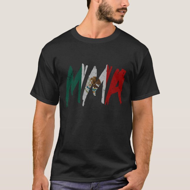 Mexicansk flaggaMuttahida- Majlis-E-AmalT-tröja Tee (Framsida)