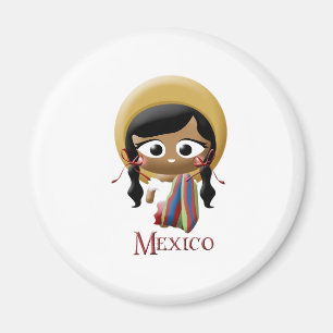 Mexicansk flicka magnet