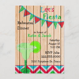 Mexicansk inbjudan för temabrölloprepetition