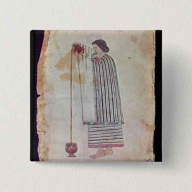 Mexicansk indisk förberedande choklad, från knapp (Framsida)