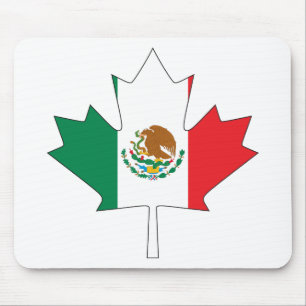 Mexicansk kanadensisk flagga musmatta