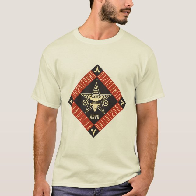 Mexicansk konst för AZTK 100% Tee Shirt (Framsida)