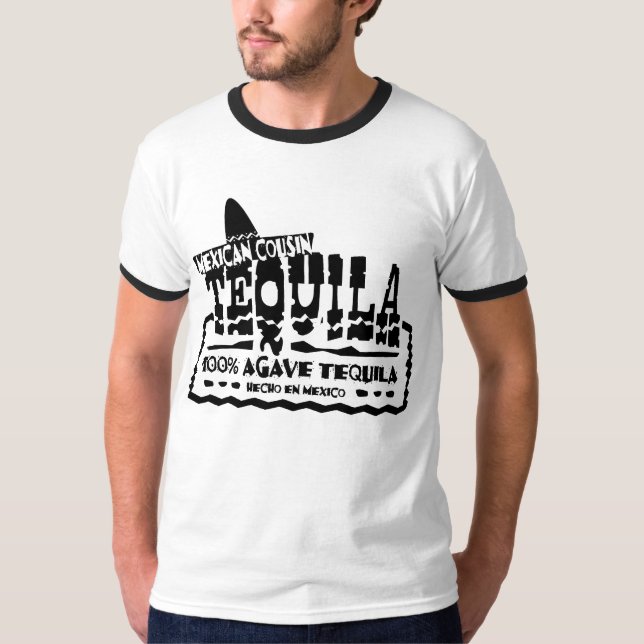 Mexicansk kusinTequila Tee (Framsida)