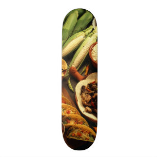 Mexicansk mat mini skateboard bräda 18,5 cm