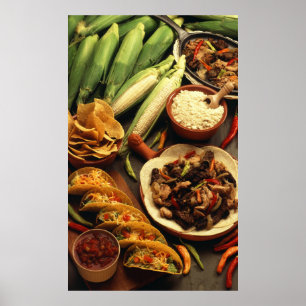 Mexicansk mat poster