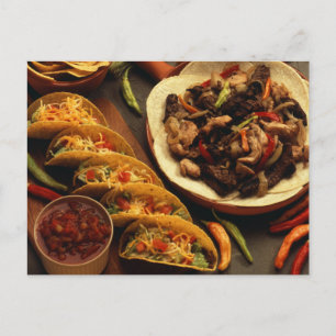 Mexicansk mat vykort
