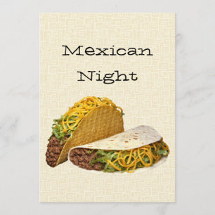 Mexicansk natt inbjudningar