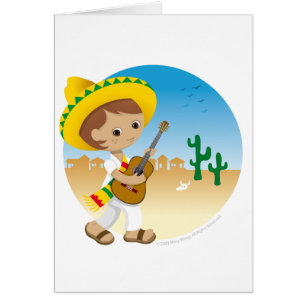 Mexicansk pojke hälsningskort