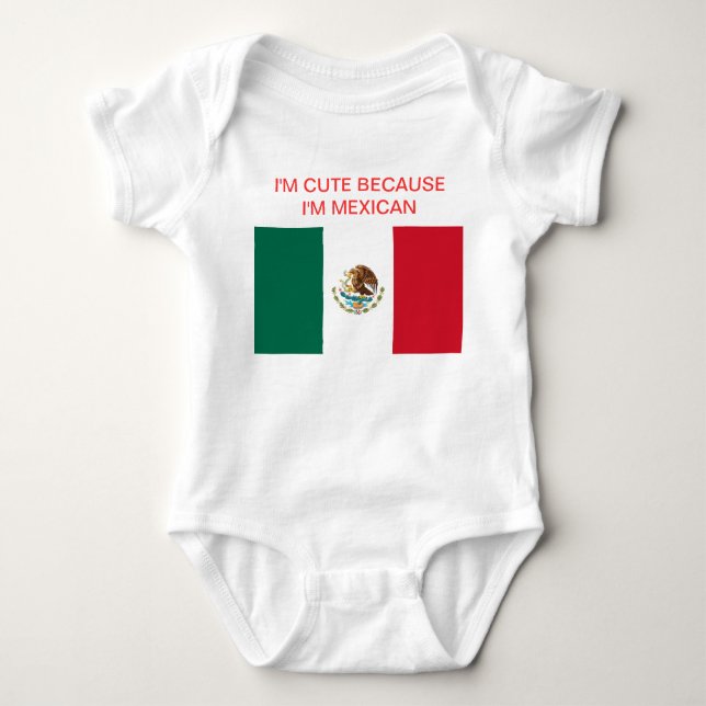 Mexicansk pride för baby tee (Framsida)