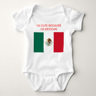 Mexicansk pride för baby tee shirt