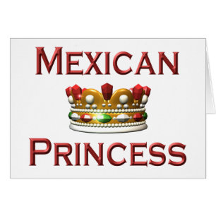 Mexicansk Princess Hälsningskort
